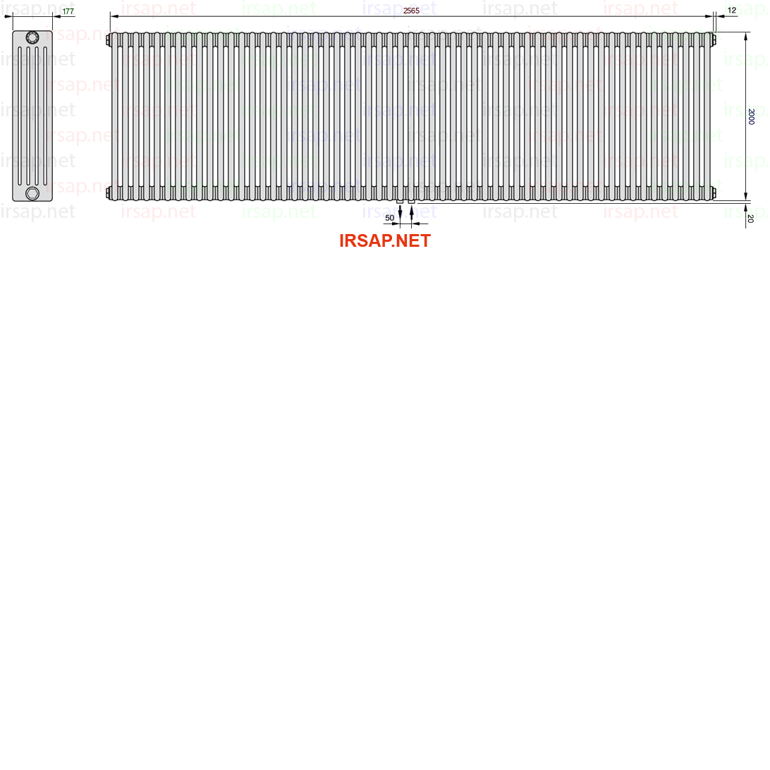 Радиатор IRSAP Tesi 52000/57 T50 CL 01